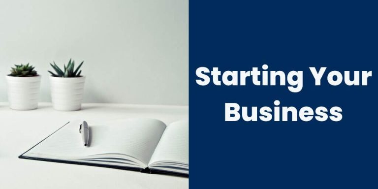 Starting Your Business